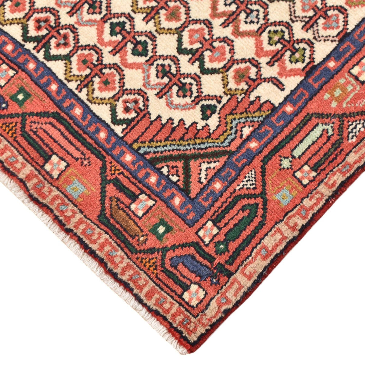 Løber Persisk tæppe - Nomadisk - 205 x 80 cm - lysrød