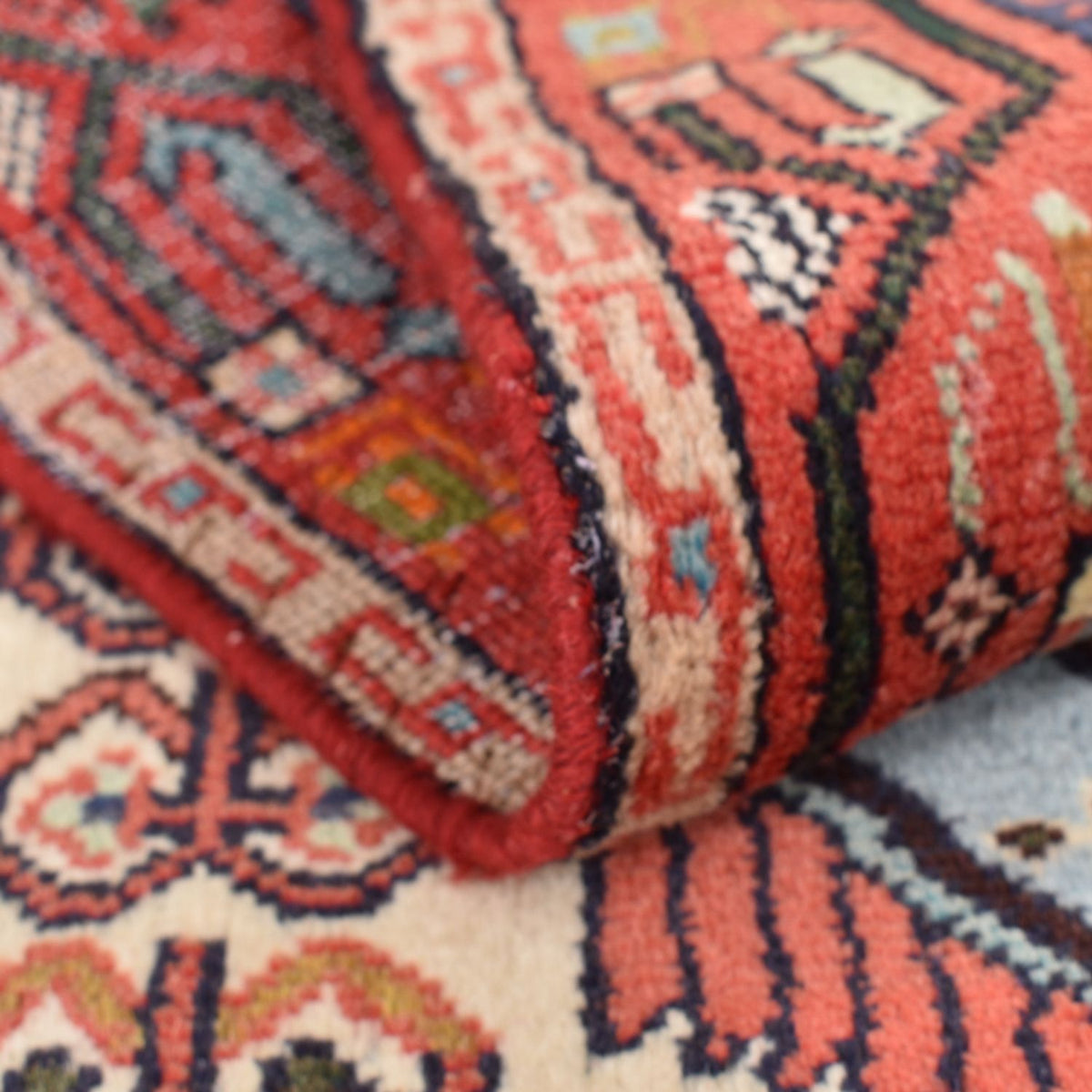 Løber Persisk tæppe - Nomadisk - 205 x 80 cm - lysrød