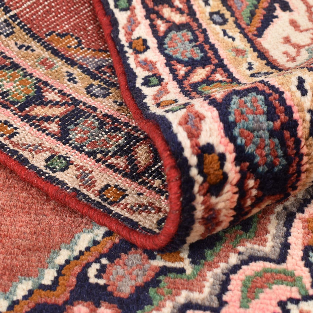 Løber Persisk tæppe - Nomadisk - 204 x 81 cm - lysrød