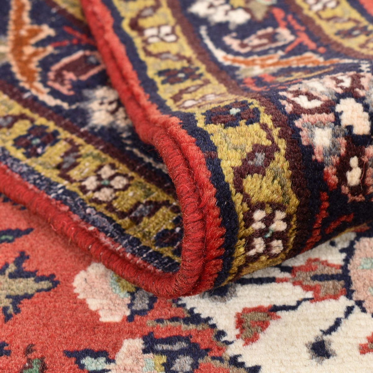 Løber Persisk tæppe - Nomadisk - 215 x 75 cm - lysrød