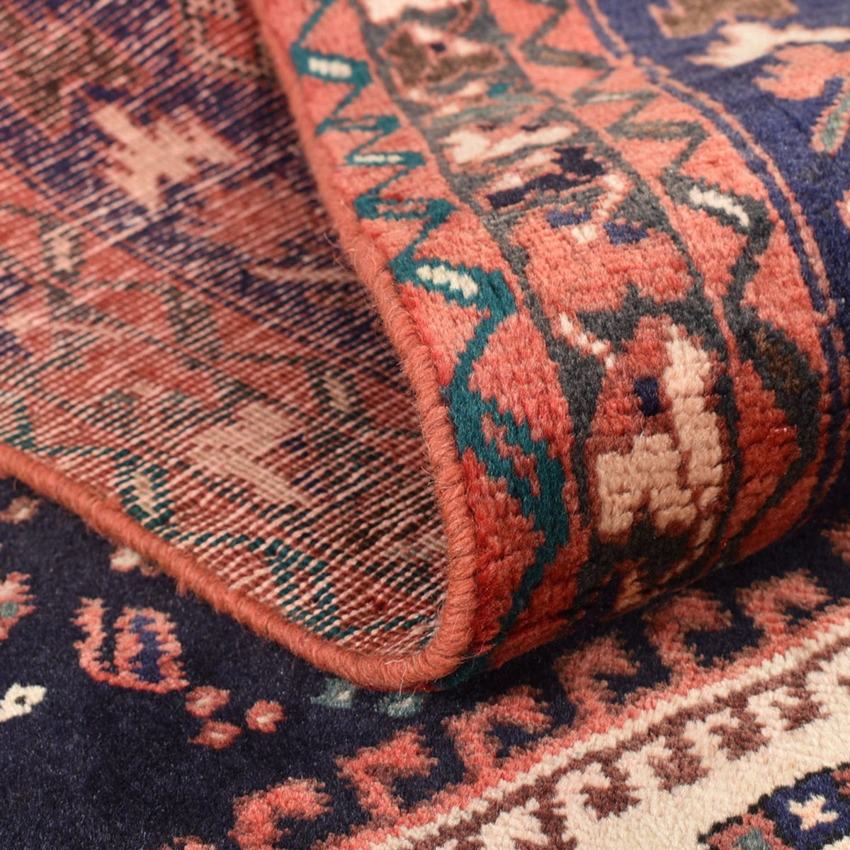 Løber Persisk tæppe - Nomadisk - 240 x 110 cm - flerfarvet