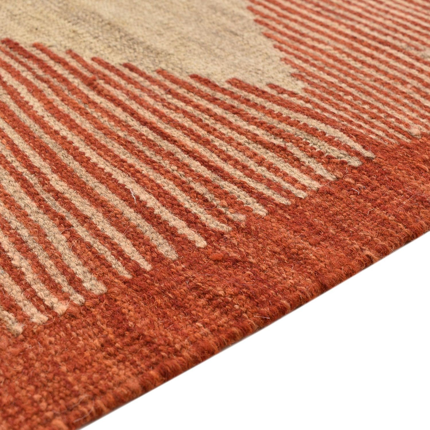 Moderne kilim Tæppe 242x155cm - Uldtæppe