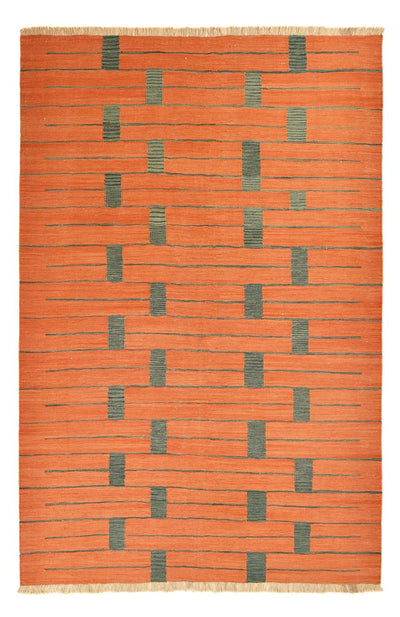 Moderne kilim Tæppe 193x291cm - Uldtæppe