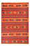 Kelim-tæppe - orientalsk - 253 x 174 cm - flerfarvet