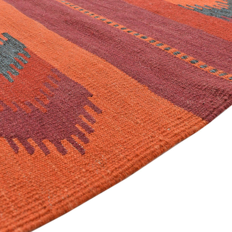 Kelim-tæppe - orientalsk - 253 x 174 cm - flerfarvet