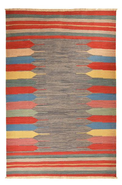 Moderne kilim Tæppe 192x288cm - Uldtæppe
