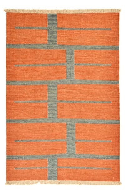 Moderne kilim Tæppe 121x182cm - Uldtæppe