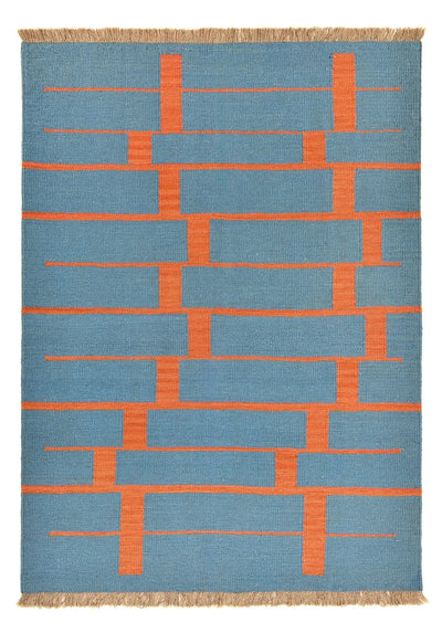 Moderne kilim Tæppe 119x170cm - Uldtæppe