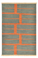 Moderne kilim Tæppe 123x185cm - Uldtæppe