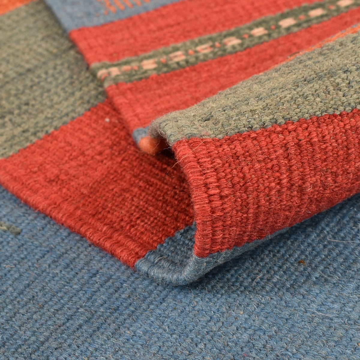 Kelim-tæppe - Trendy - 200 x 145 cm - flerfarvet