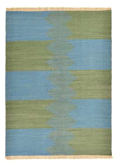 Moderne kilim Tæppe 150x198cm - Uldtæppe