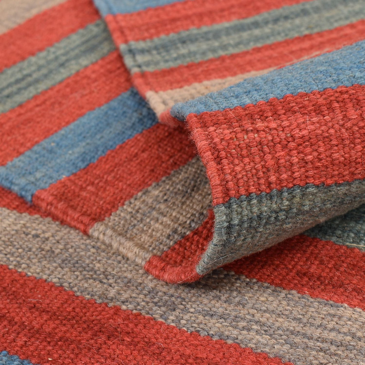 Kelim-tæppe - Trendy - 203 x 149 cm - flerfarvet