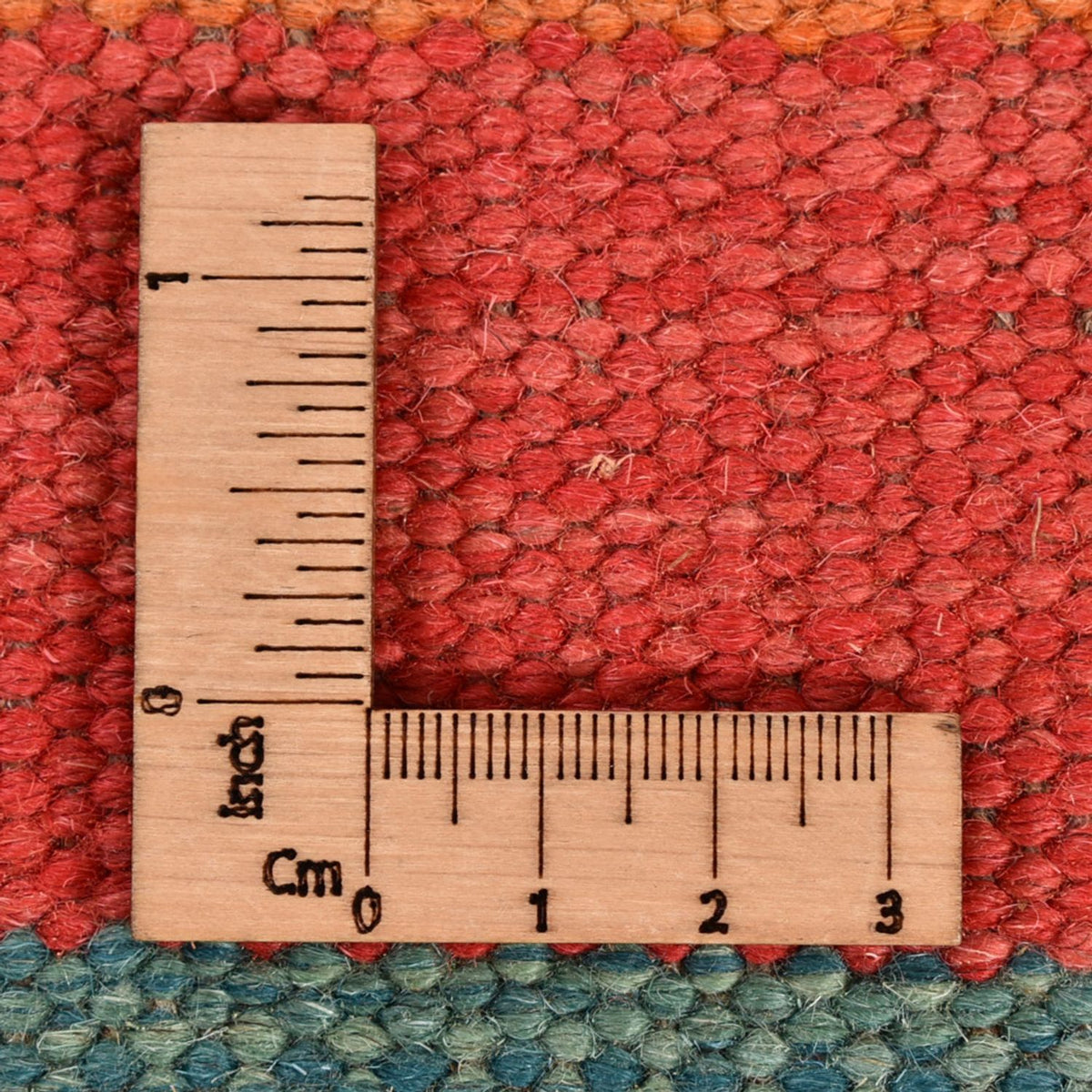 Kelim-tæppe - Trendy - 203 x 155 cm - flerfarvet