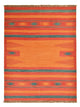 Moderne kilim Tæppe 201x155cm - Uldtæppe