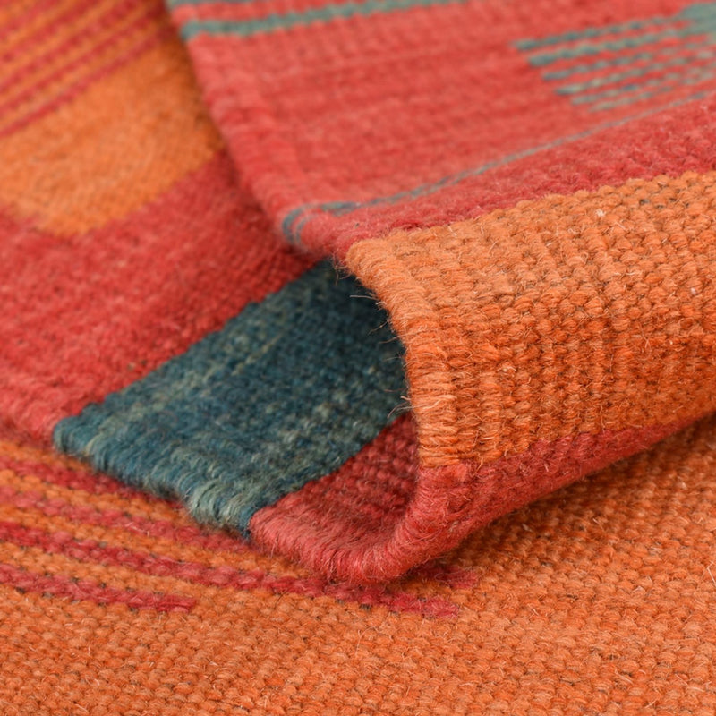 Kelim-tæppe - Trendy - 201 x 155 cm - flerfarvet