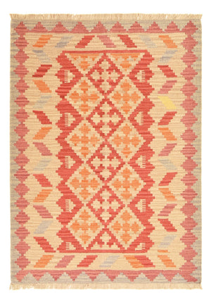 Kelim-tæppe - orientalsk - 176 x 129 cm - flerfarvet