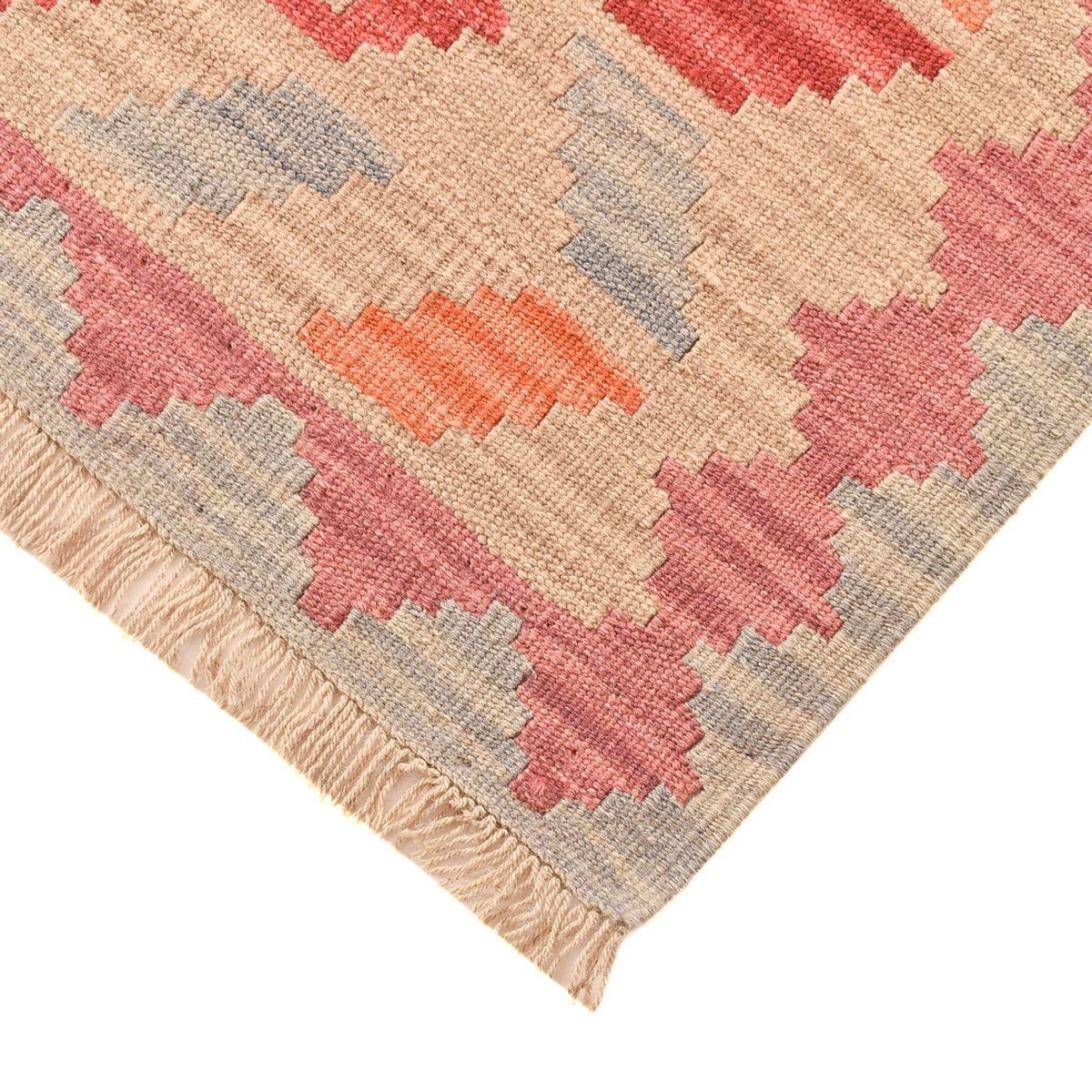 Kelim-tæppe - orientalsk - 176 x 129 cm - flerfarvet