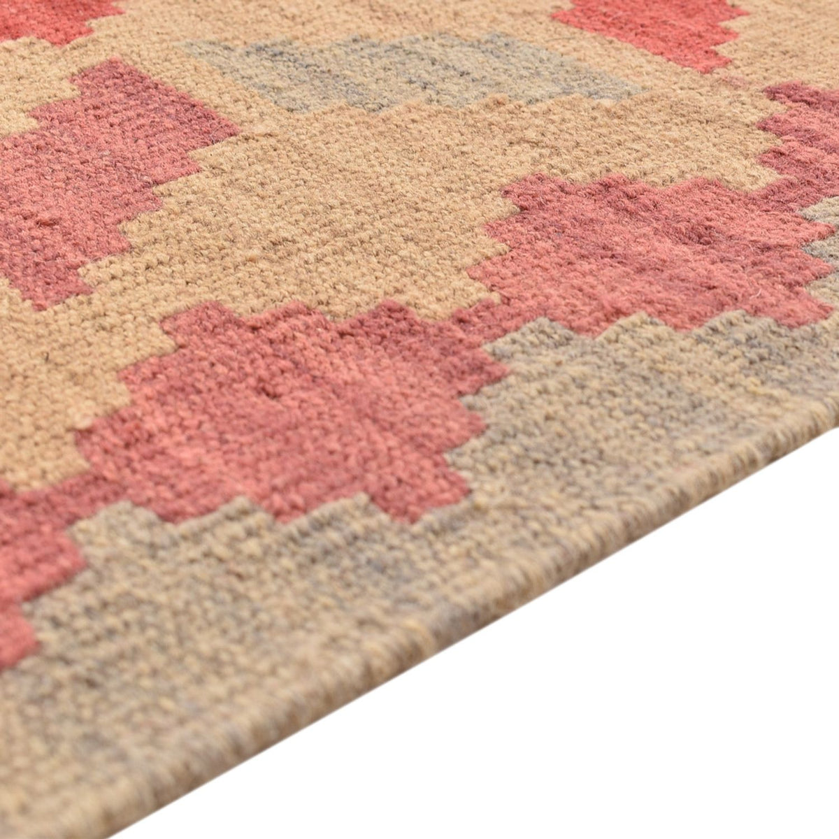 Kelim-tæppe - orientalsk - 176 x 129 cm - flerfarvet