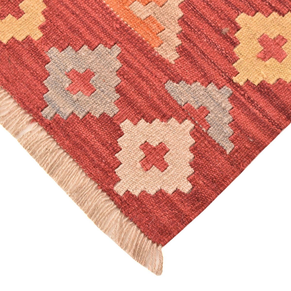 Løber Kelim-tæppe - orientalsk - 188 x 83 cm - flerfarvet