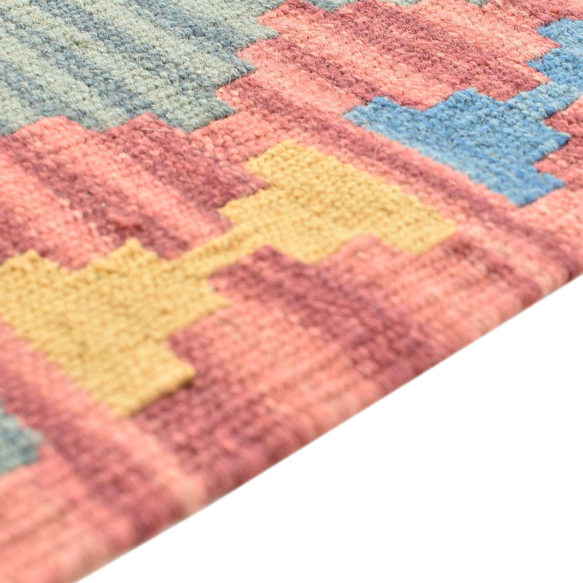 Løber Kelim-tæppe - orientalsk - 190 x 80 cm - flerfarvet