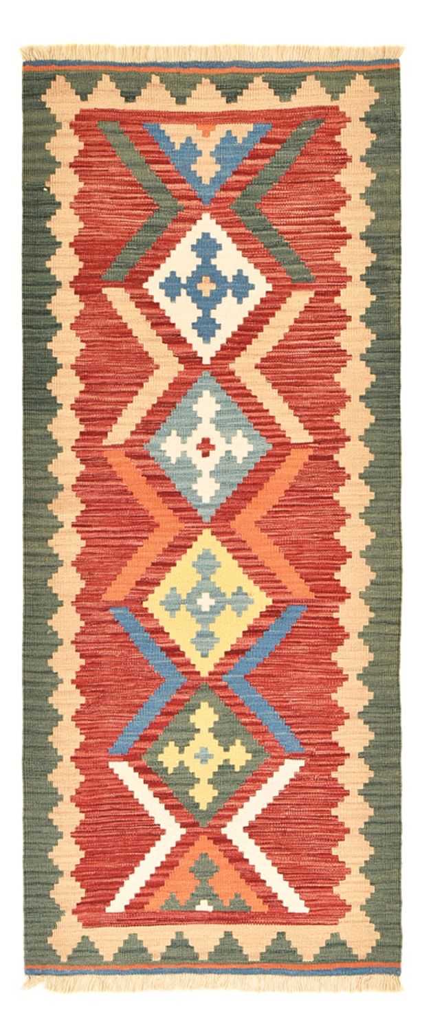 Løber Kelim-tæppe - orientalsk - 213 x 84 cm - flerfarvet