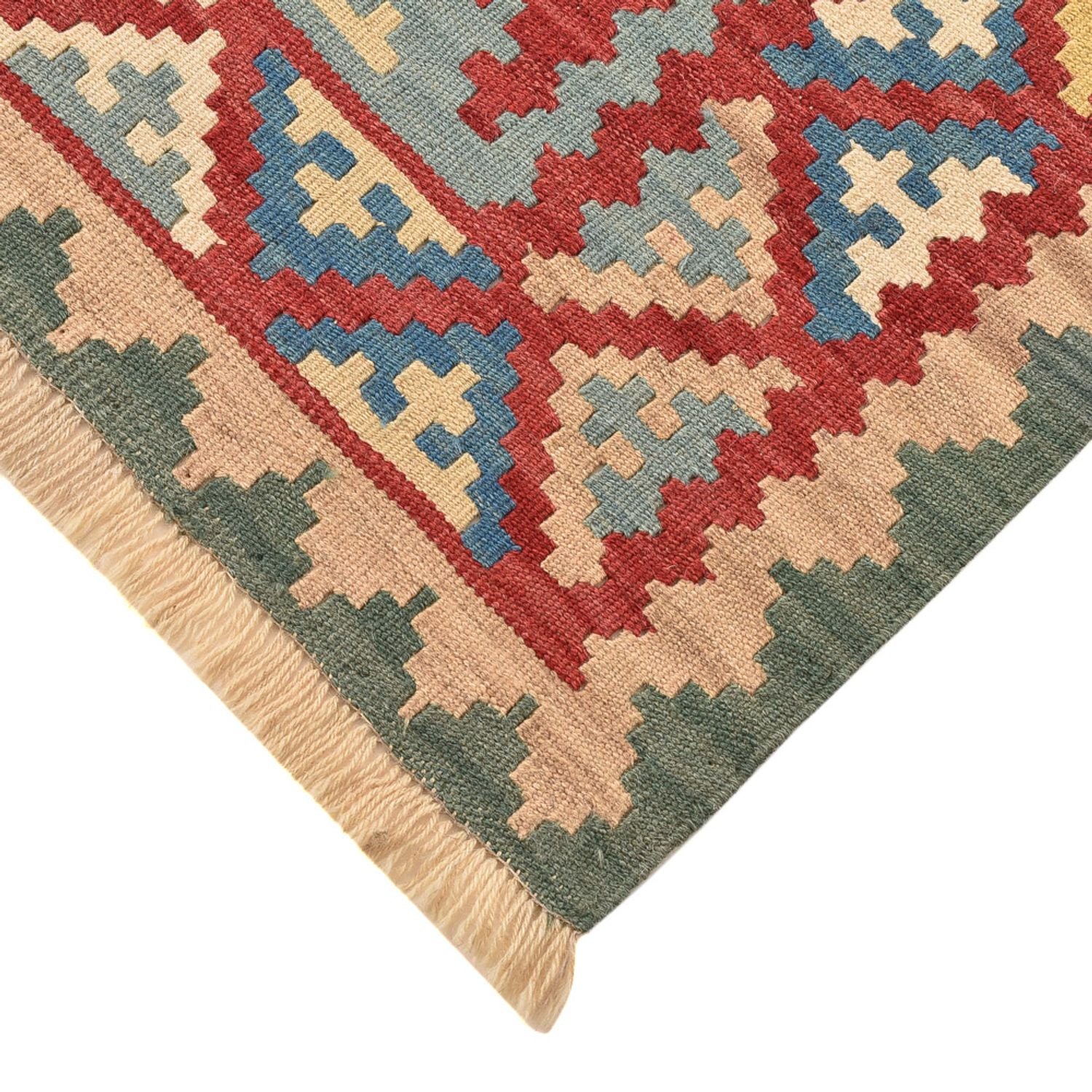 Løber Kelim-tæppe - orientalsk - 194 x 84 cm - flerfarvet