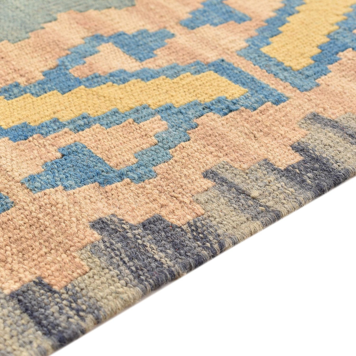 Løber Kelim-tæppe - orientalsk - 192 x 80 cm - flerfarvet