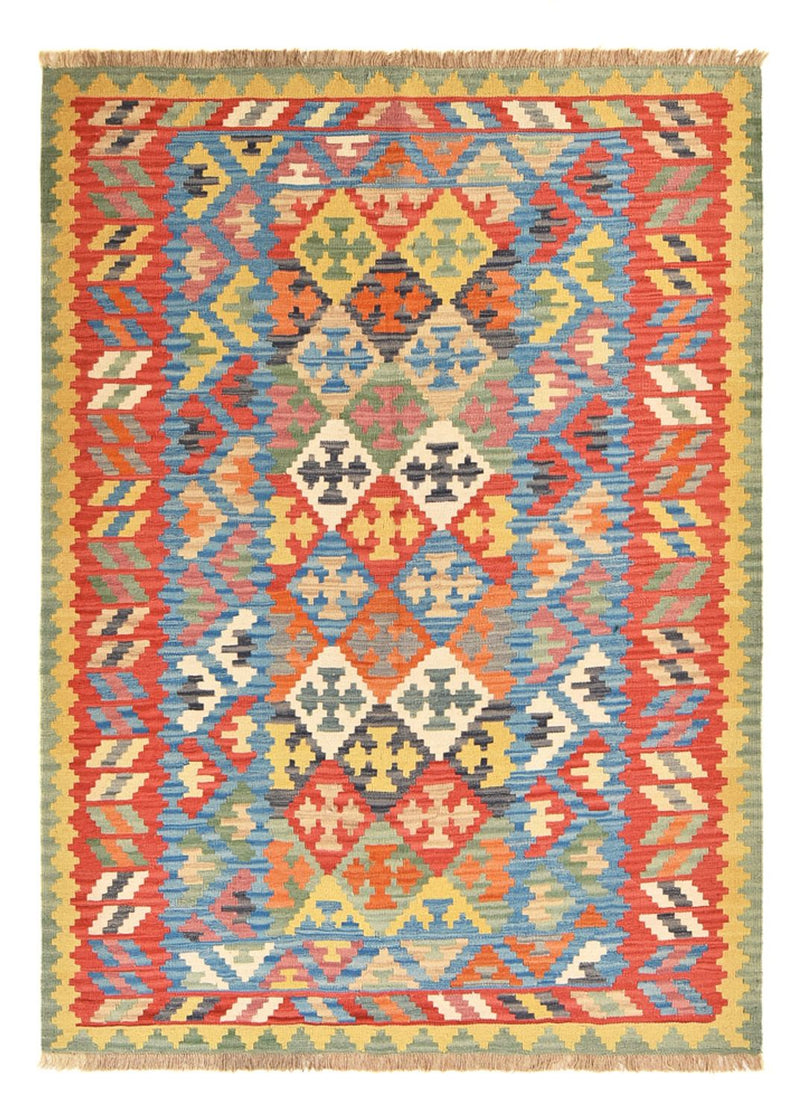 Kelim-tæppe - orientalsk - 235 x 172 cm - flerfarvet