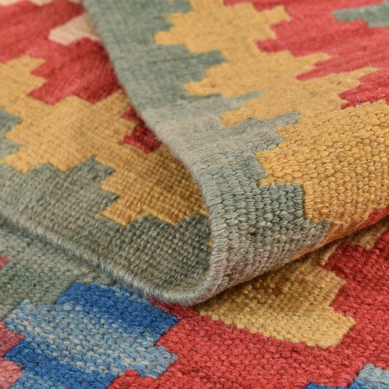 Kelim-tæppe - orientalsk - 235 x 172 cm - flerfarvet