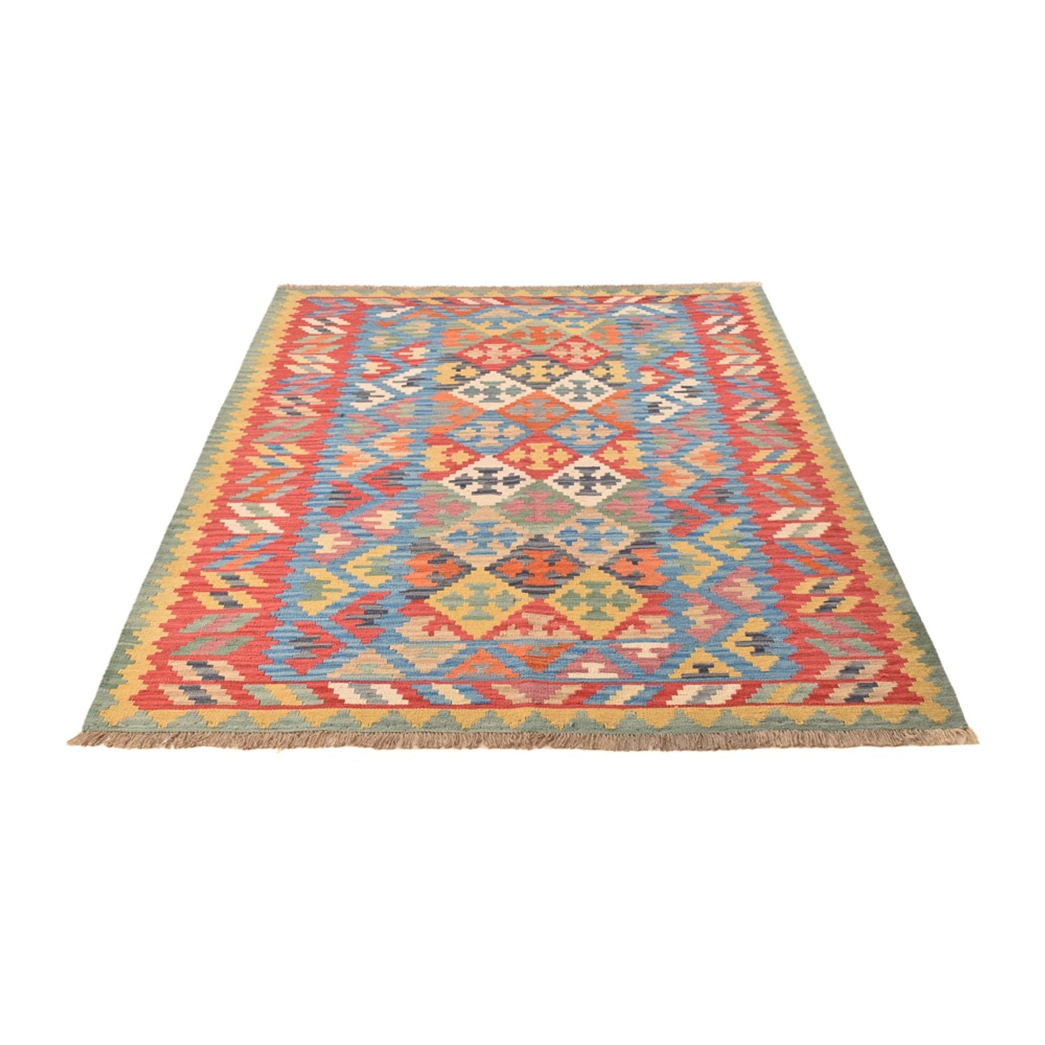 Kelim-tæppe - orientalsk - 235 x 172 cm - flerfarvet