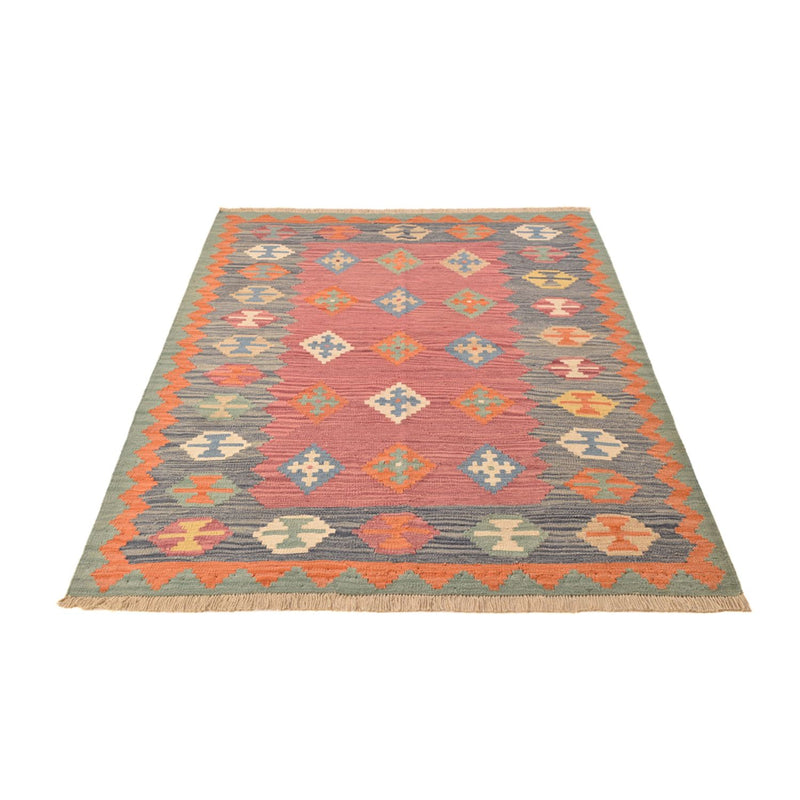 Kelim-tæppe - orientalsk - 209 x 151 cm - flerfarvet