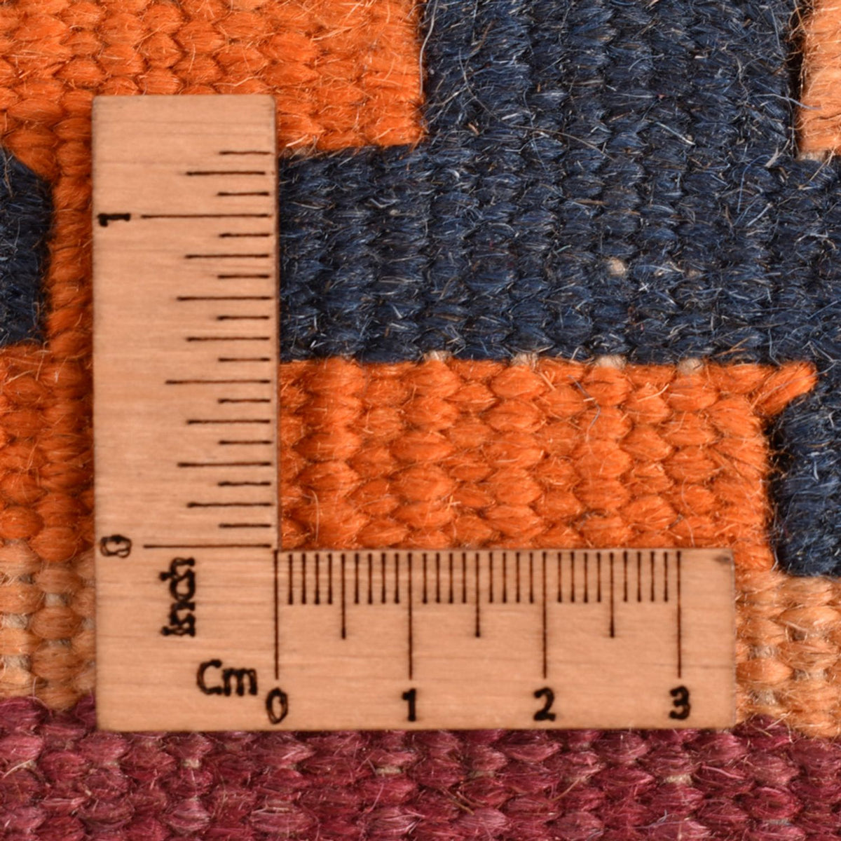 Kelim-tæppe - orientalsk - 195 x 156 cm - flerfarvet