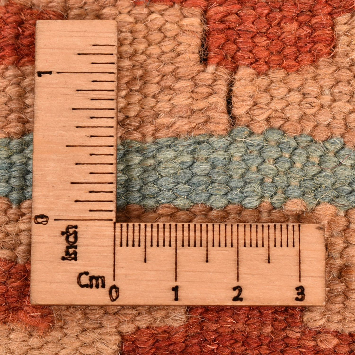 Kelim-tæppe - orientalsk - 193 x 164 cm - flerfarvet