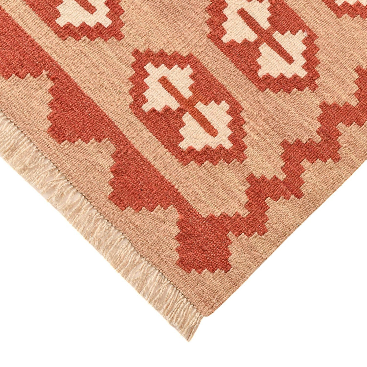 Kelim-tæppe - orientalsk - 197 x 151 cm - flerfarvet