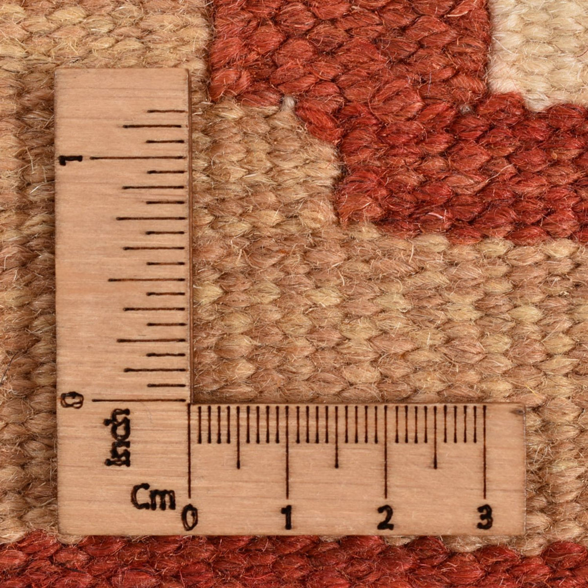 Kelim-tæppe - orientalsk - 197 x 151 cm - flerfarvet