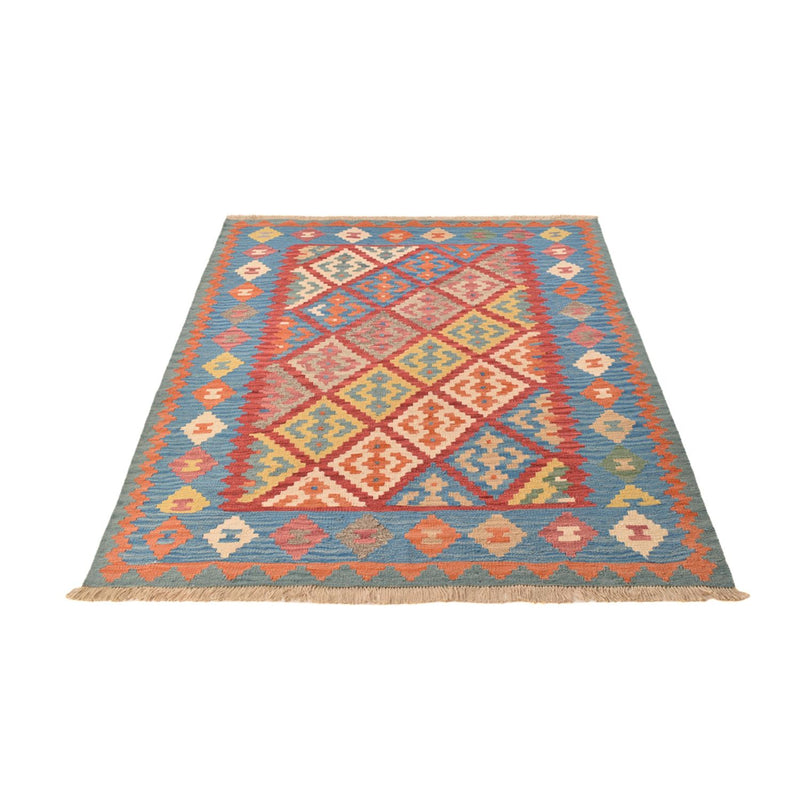 Kelim-tæppe - orientalsk - 203 x 157 cm - flerfarvet