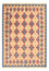 Kelim-tæppe - orientalsk - 203 x 147 cm - flerfarvet