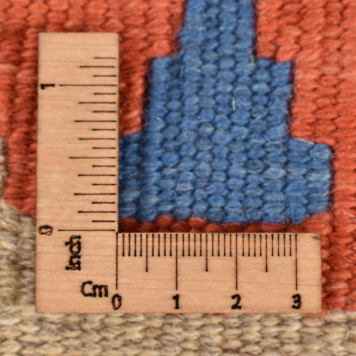 Kelim-tæppe - orientalsk - 203 x 147 cm - flerfarvet