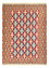 Kelim-tæppe - orientalsk - 196 x 153 cm - flerfarvet