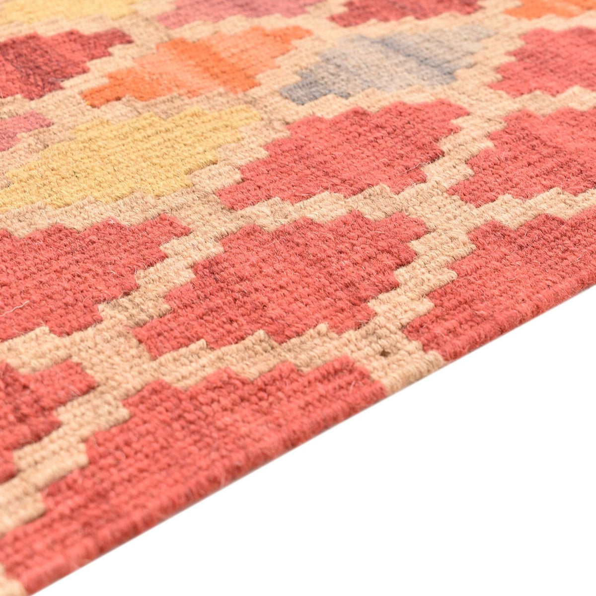 Løber Kelim-tæppe - orientalsk - 194 x 60 cm - flerfarvet