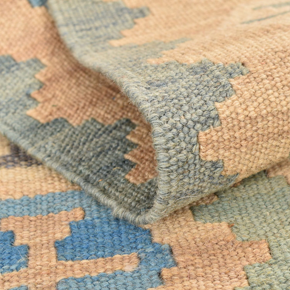 Løber Kelim-tæppe - orientalsk - 195 x 60 cm - flerfarvet