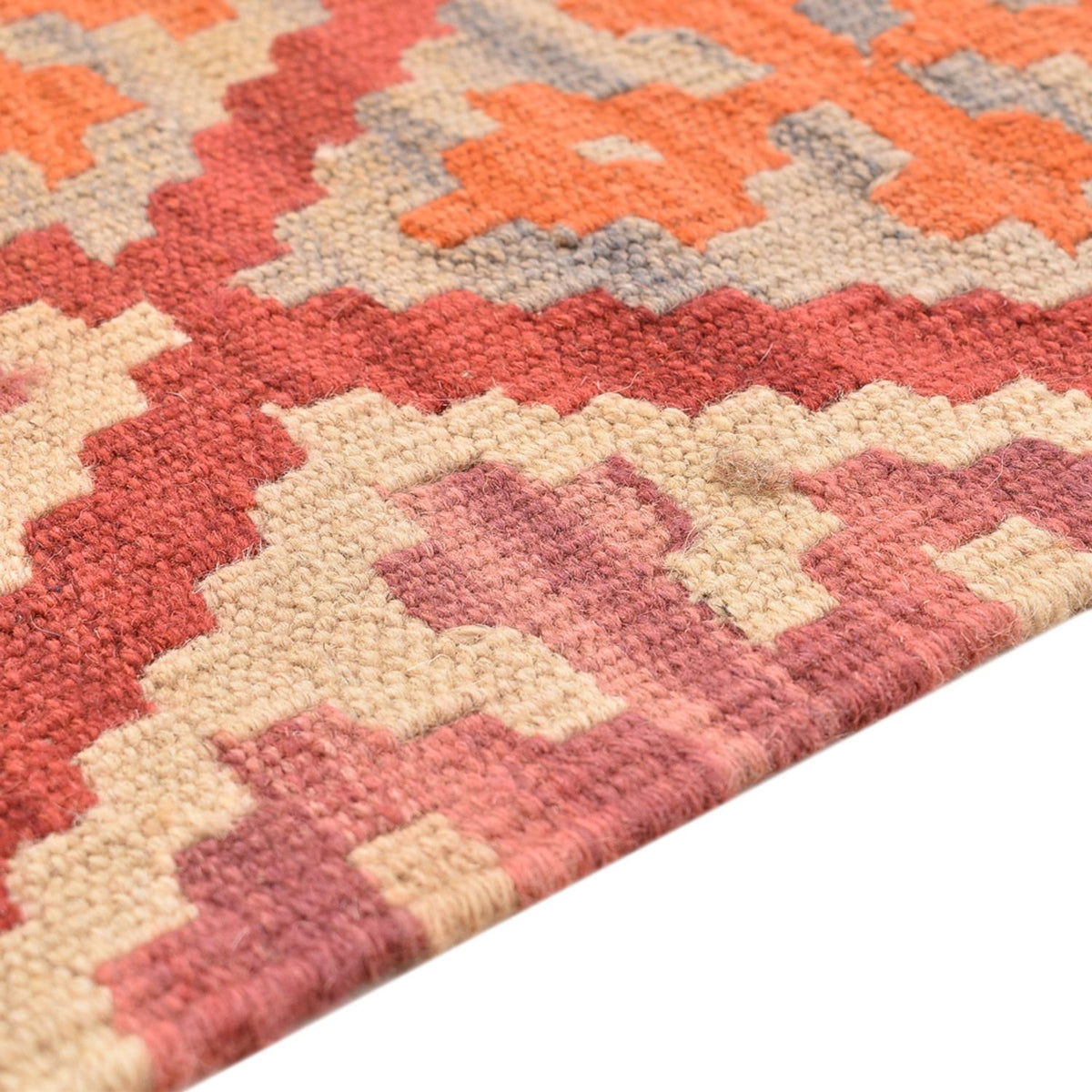 Løber Kelim-tæppe - orientalsk - 201 x 58 cm - flerfarvet