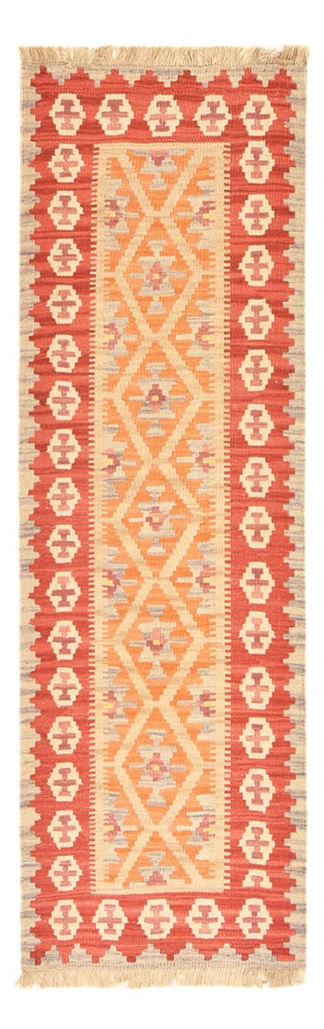 Løber Kelim-tæppe - orientalsk - 198 x 63 cm - flerfarvet