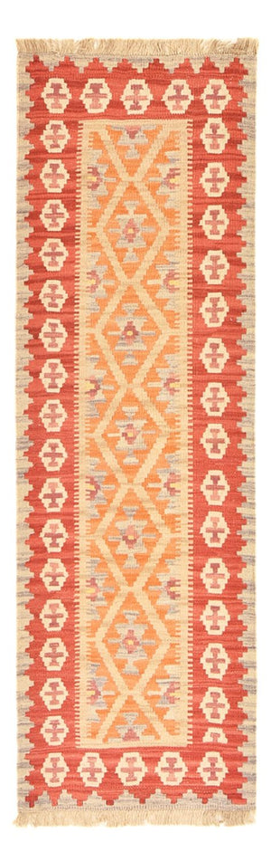 Løber Kelim-tæppe - orientalsk - 198 x 63 cm - flerfarvet