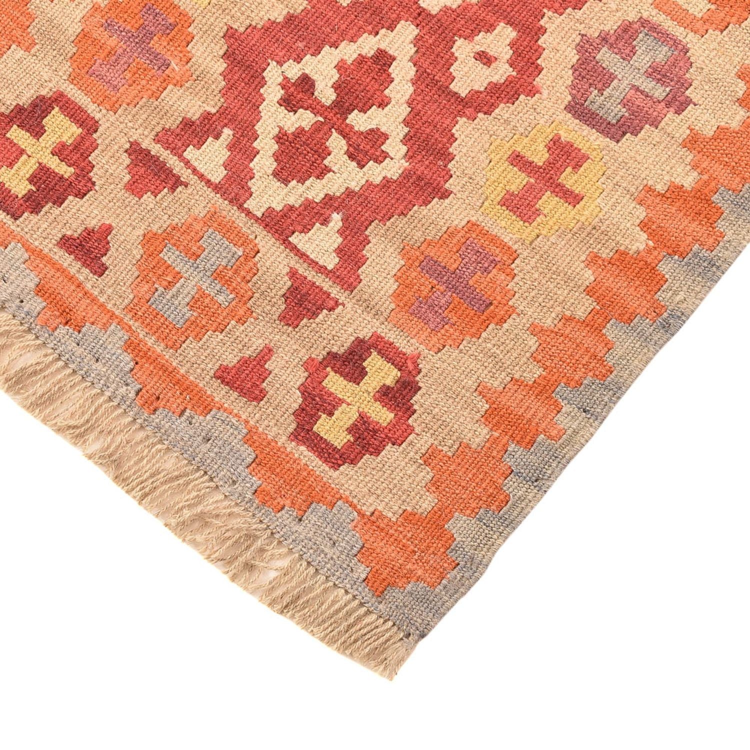 Løber Kelim-tæppe - orientalsk - 199 x 55 cm - flerfarvet