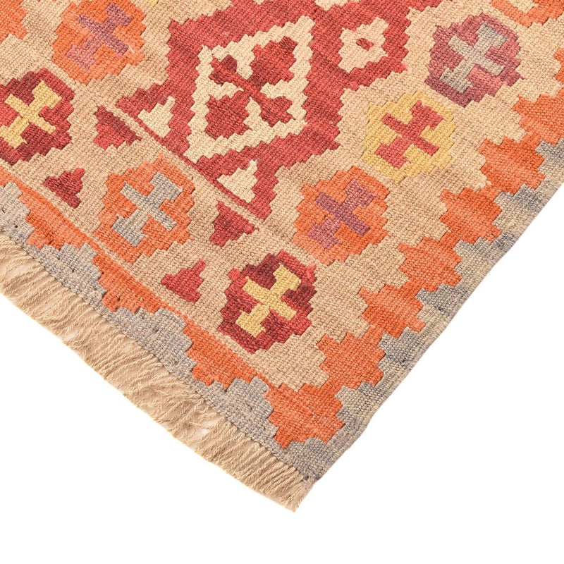 Løber Kelim-tæppe - orientalsk - 199 x 55 cm - flerfarvet
