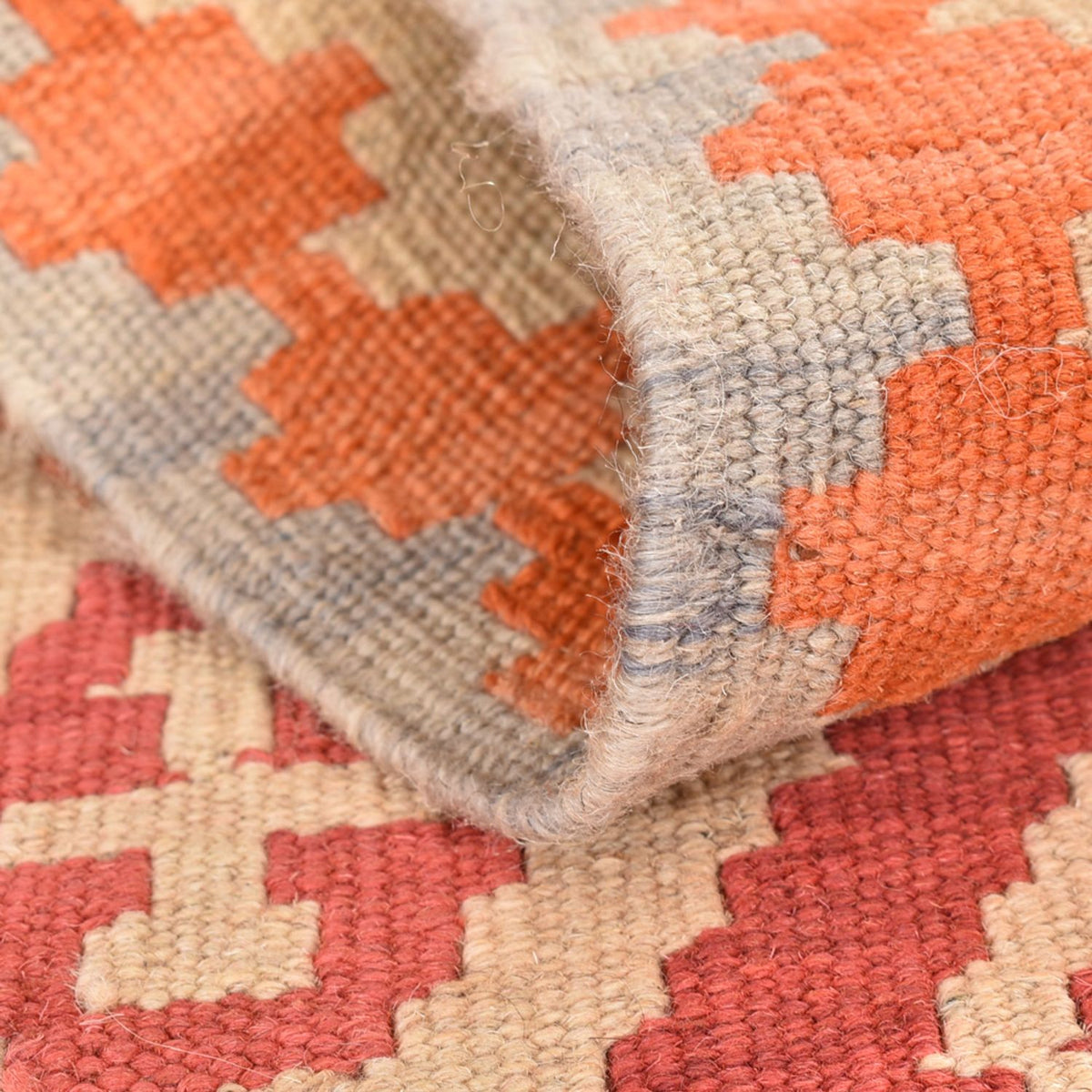 Løber Kelim-tæppe - orientalsk - 199 x 55 cm - flerfarvet