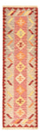 Løber Kelim-tæppe - orientalsk - 204 x 61 cm - flerfarvet