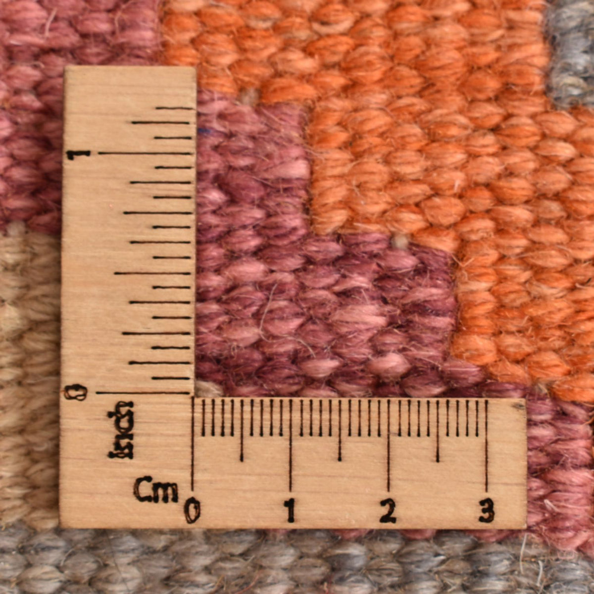 Løber Kelim-tæppe - orientalsk - 204 x 61 cm - flerfarvet