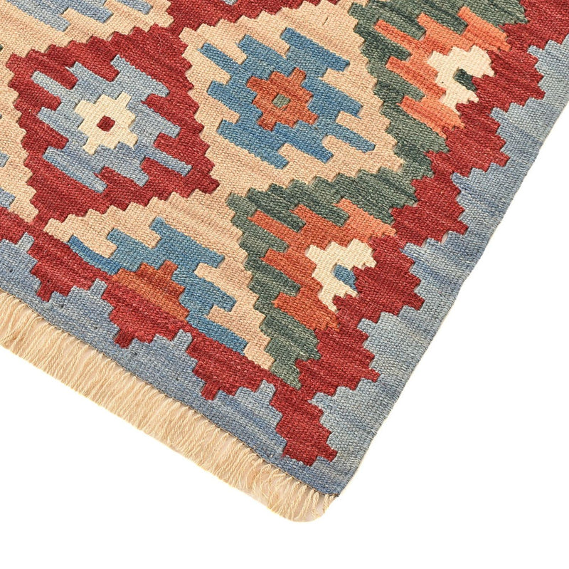Løber Kelim-tæppe - orientalsk - 199 x 68 cm - flerfarvet
